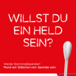 DKMS Kampagne Motiv Held sein