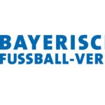 Logo Bayerischer Fußball-Verband, blau auf einem weißen Grund