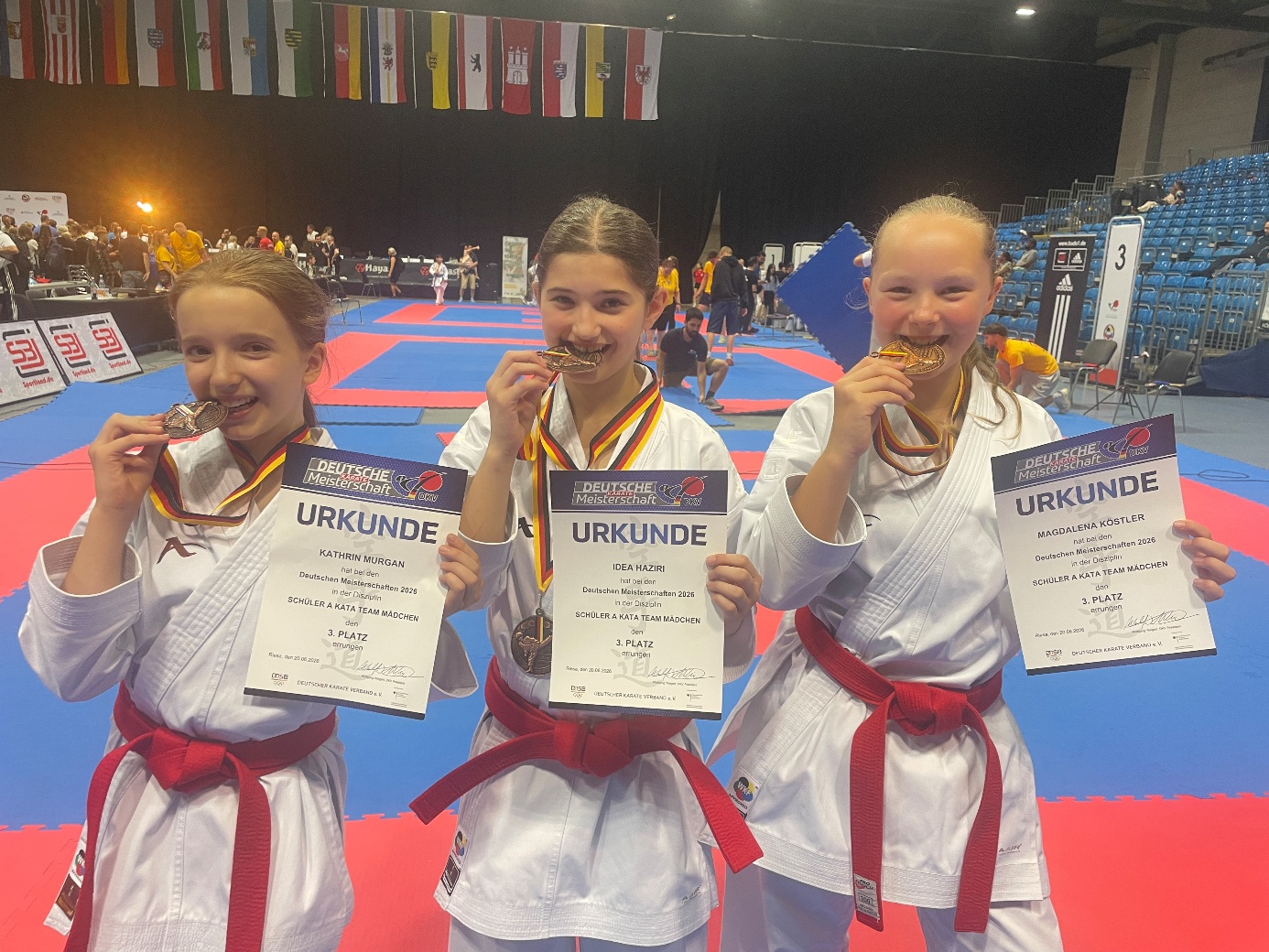 Karatekas auf deutscher Meisterschaft und den Austrian Open mit Edelmetall