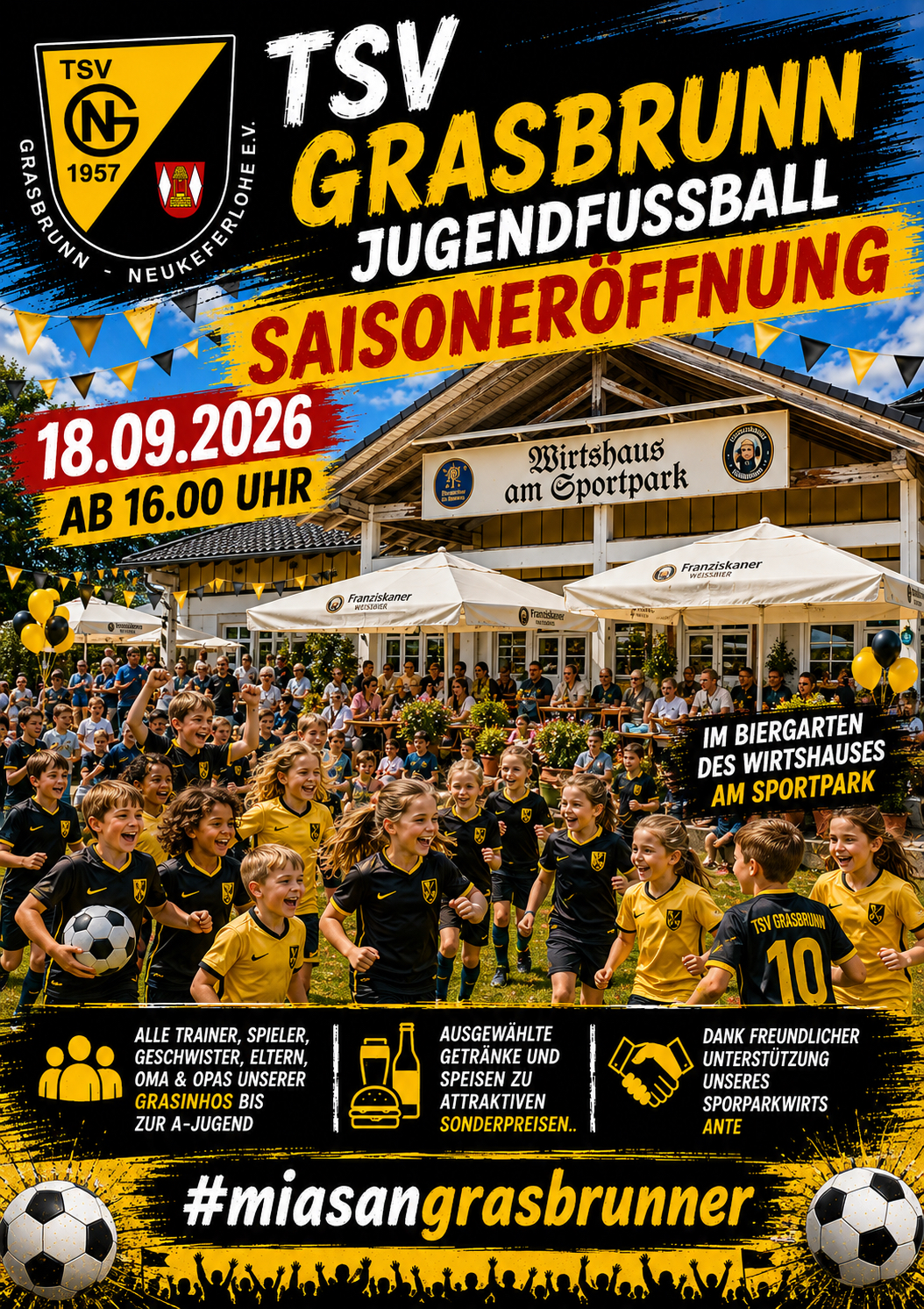 Saisoneröffnung der Jugend-Fußballabteilung – Wir freuen uns auf euch!
