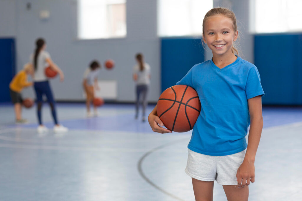 Header Basketball für Kinder und Jugendliche (8 bis 9 Jahre)